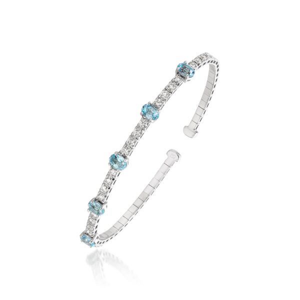 Esclave Natural Diamonds Aquamarine